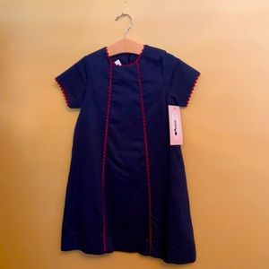 Navy blue and red children’s clothing